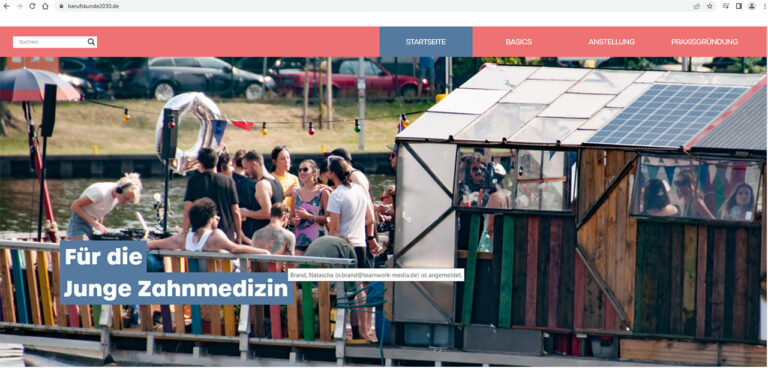 Restart: Homepage Berufskunde 2030